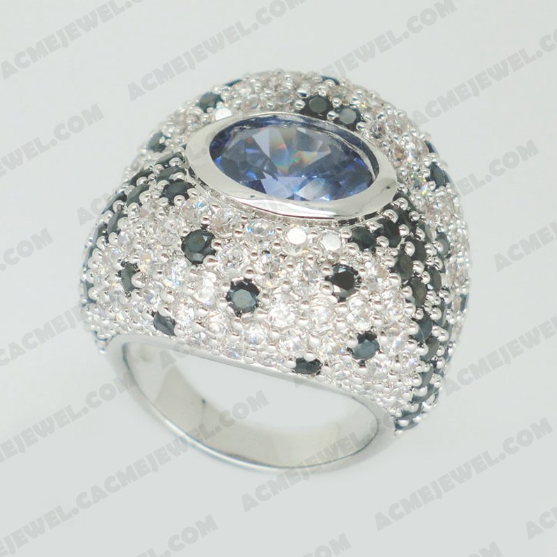 Rings Brass Shiny Rhodium