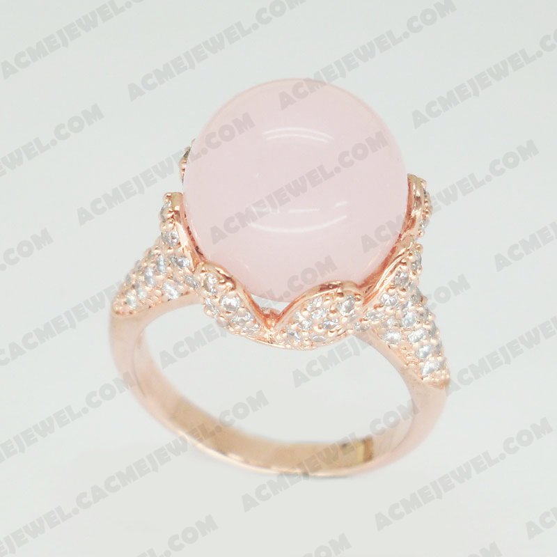 Rings Brass Shiny Rose gold