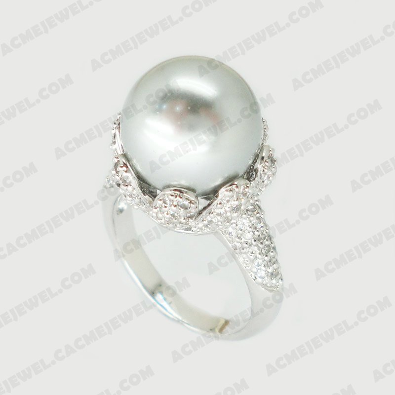 Rings Brass Shiny Rhodium