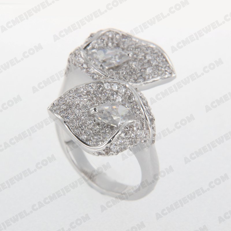 Rings Brass Shiny Rhodium