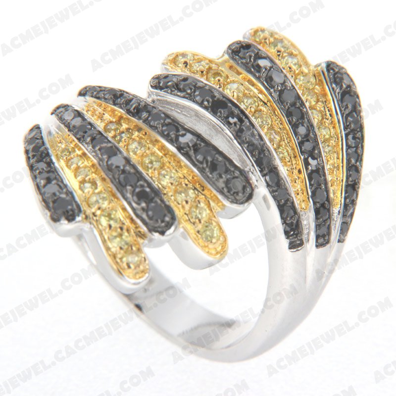 Rings Brass Shiny Rhodium