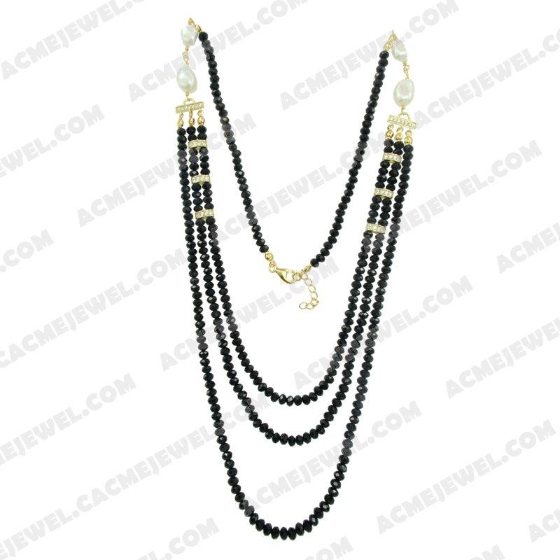 Necklace Silver / Brass  Gold plating