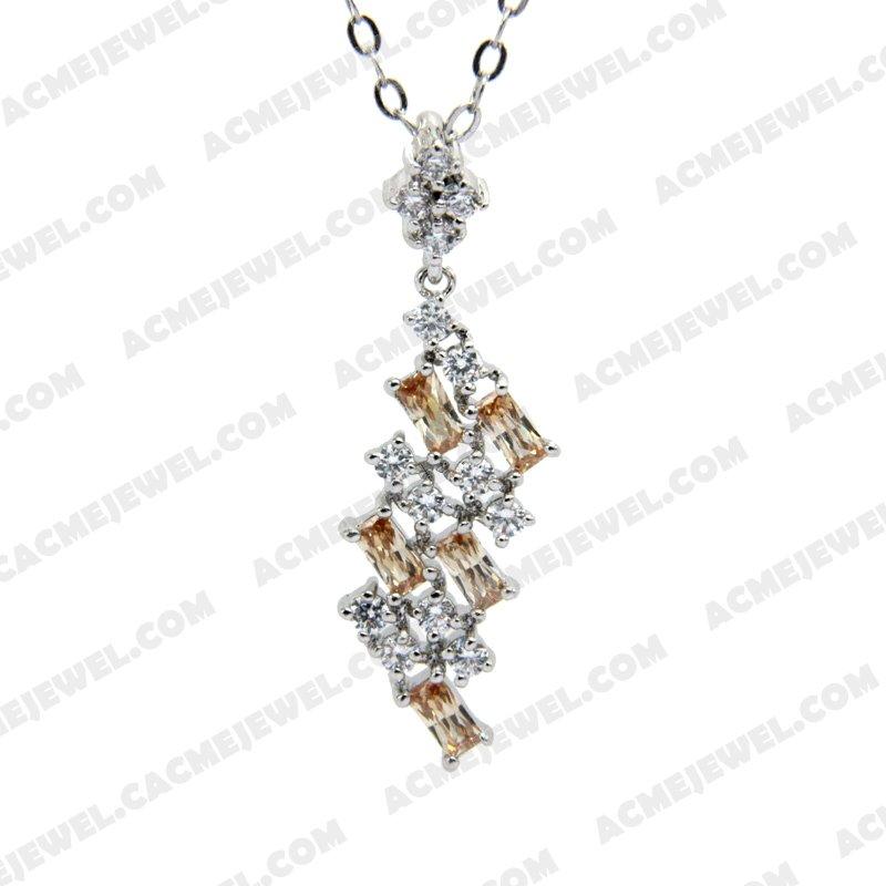  Silver / Brass  Rhodium plating