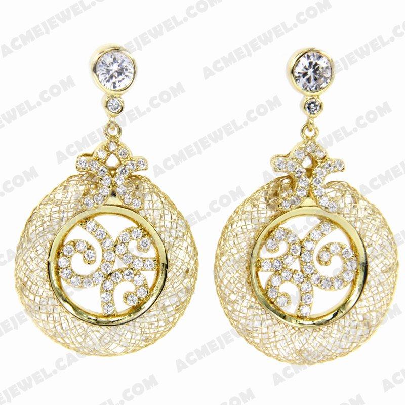 Earrings 925 Sterling Silver  Gold  Earrings 925 Sterling Silver  Gold