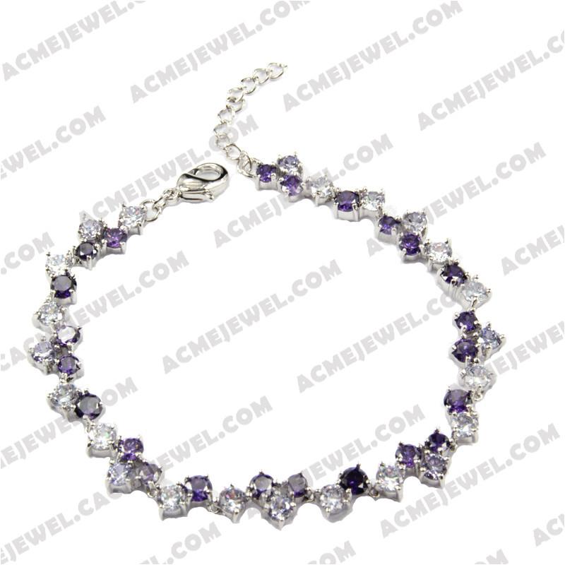 Bracelets & Bangles 925 Sterling Silver  Rhodium 