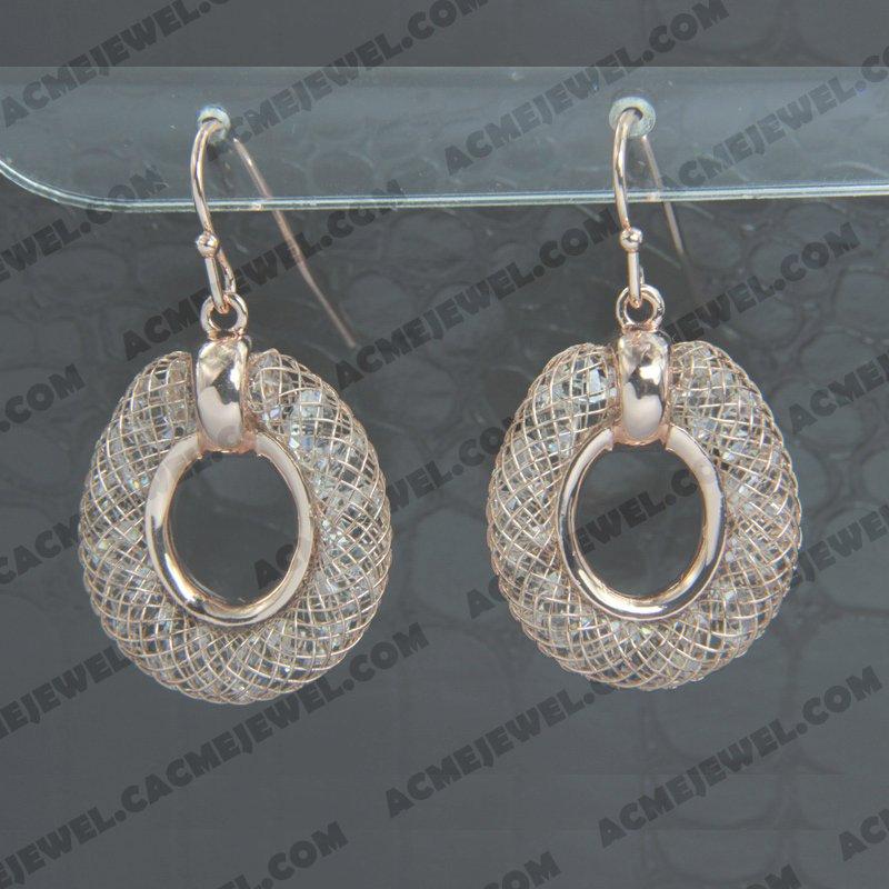 Earrings 925 Sterling Silver  Rose gold 