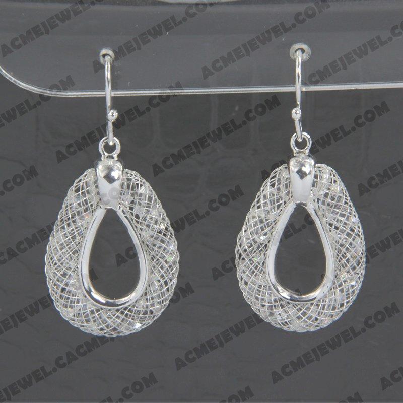 Earrings 925 Sterling Silver  Silver + E-coating Earrings 925 Sterling Silver  Silver + E-coating