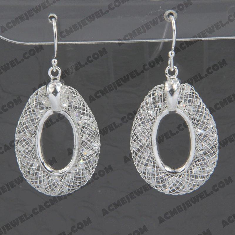 Earrings 925 Sterling Silver  Silver + E-coating Earrings 925 Sterling Silver  Silver + E-coating