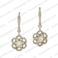   Earrings 925 sterling silver   Gold 