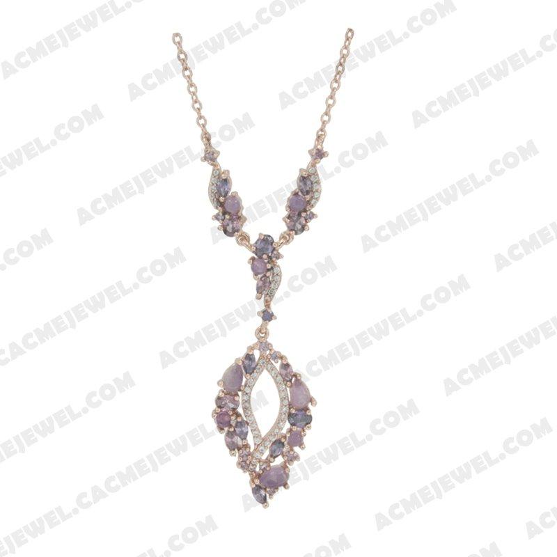 Necklace 925 sterling silver   Rose gold 