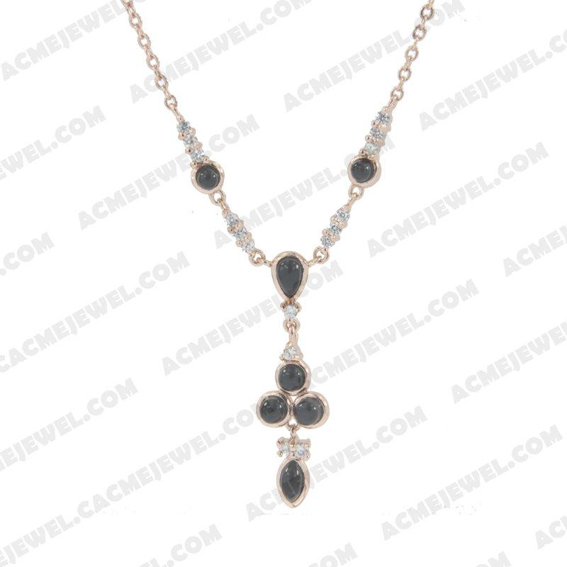 Necklace 925 sterling silver   Rose gold 