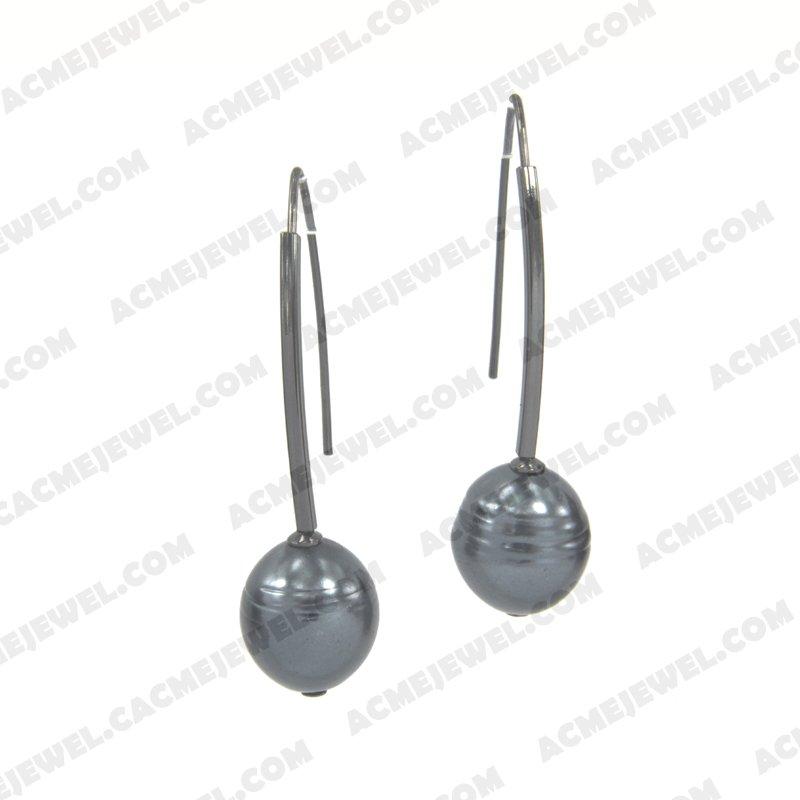 Earrings 925 sterling silver   Black rhodium  Earrings 925 sterling silver   Black rhodium