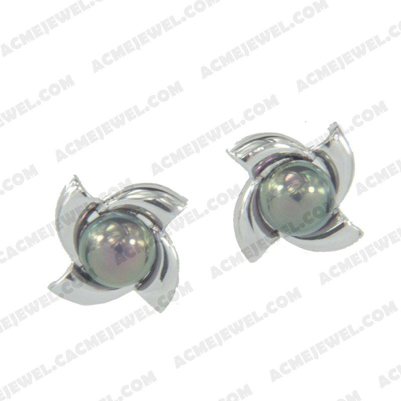 Earrings 925 sterling silver   Rhodium 