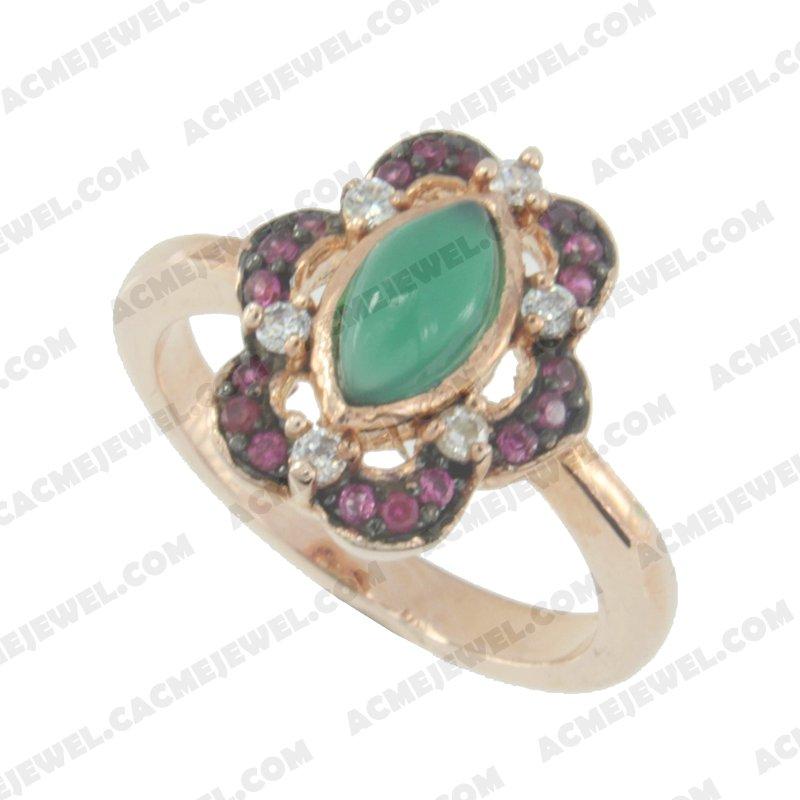 Rings 925 sterling silver  2-tone Rose gold and black rhodium Rings 925 sterling silver  2-tone Rose gold and black rhodium