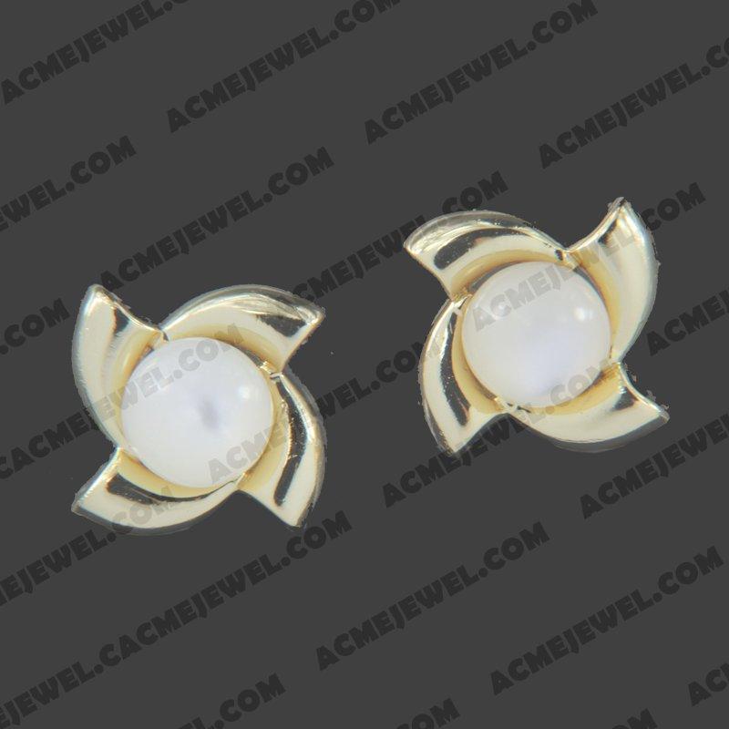 Earrings 925 sterling silver   Gold 