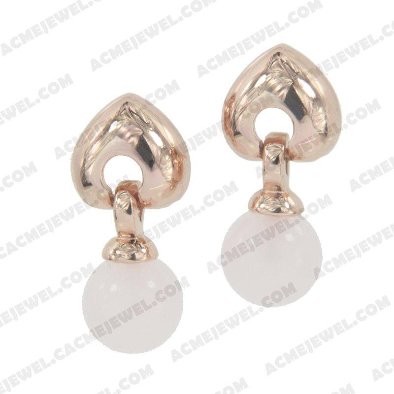 Earrings 925 sterling silver   Rose gold  Earrings 925 sterling silver   Rose gold