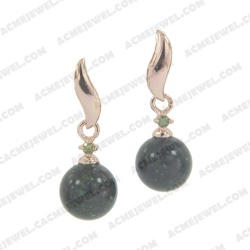 Earrings 925 sterling silver   Rose gold  Earrings 925 sterling silver   Rose gold