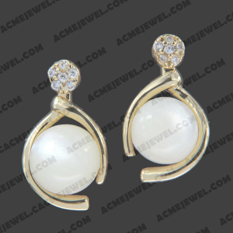 Earrings 925 sterling silver   Gold  Earrings 925 sterling silver   Gold