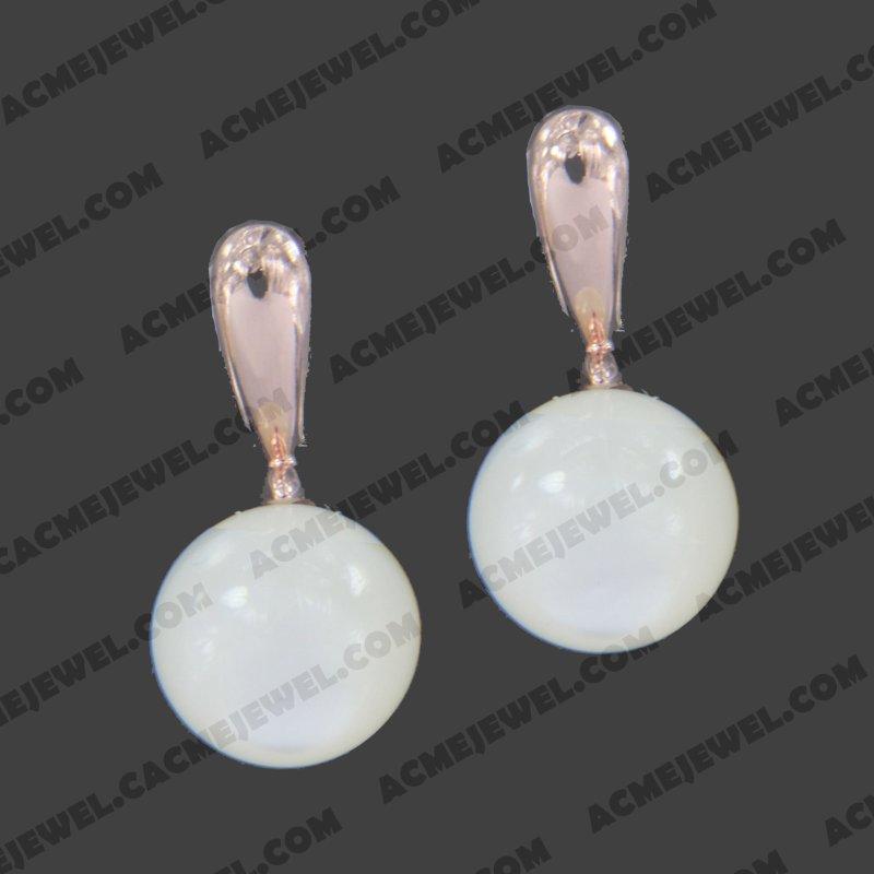 Earrings 925 sterling silver   Rose gold 