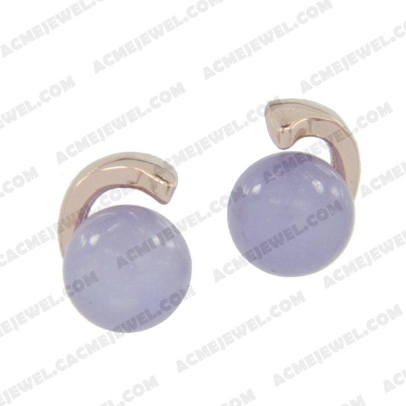 Earrings 925 sterling silver   Rose gold 