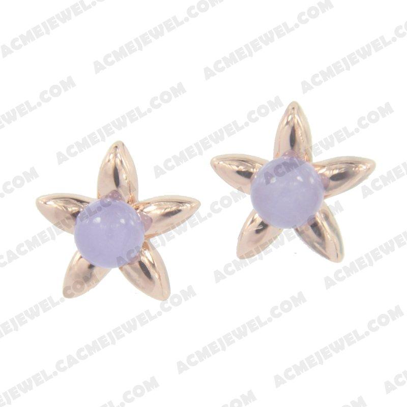 Earrings 925 sterling silver   Rose gold 