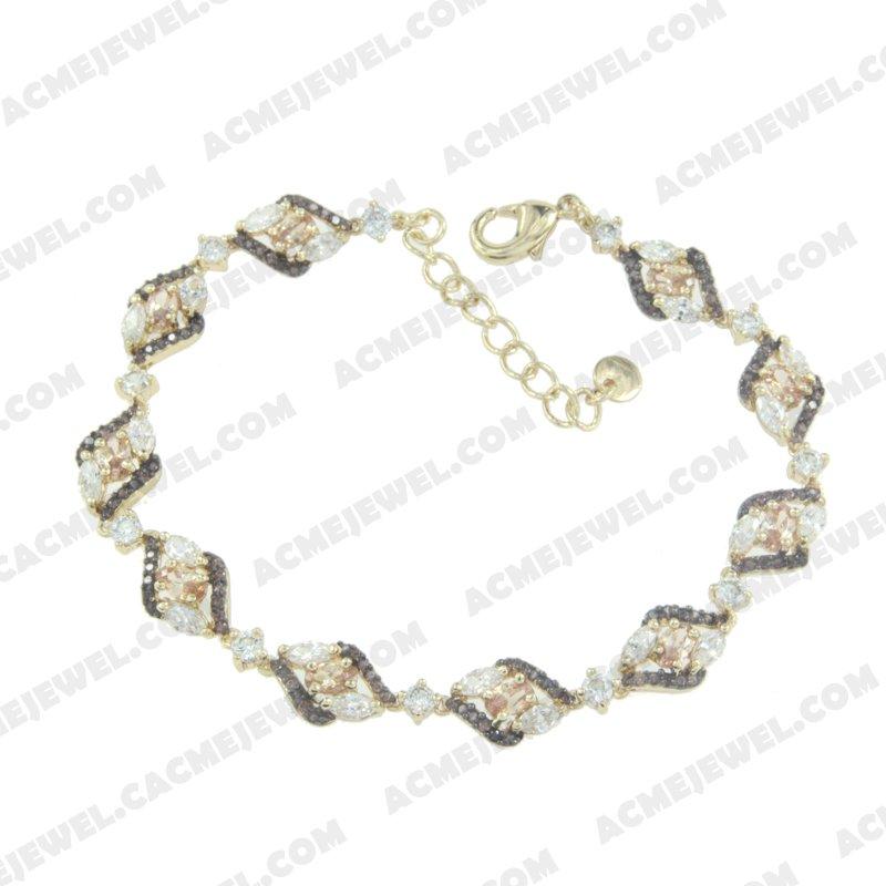 Bracelets & Bangles 925 sterling silver  2-tone Gold and black rhodium Bracelets & Bangles 925 sterling silver  2-tone Gold and black rhodium