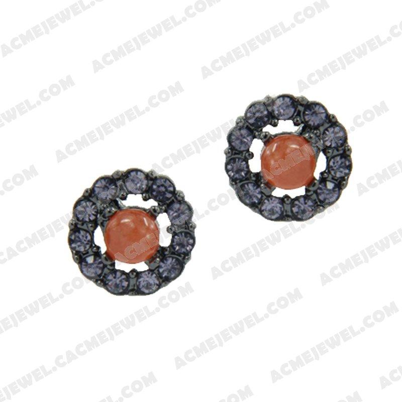 Earrings 925 Sterling Silver  Black rhodium