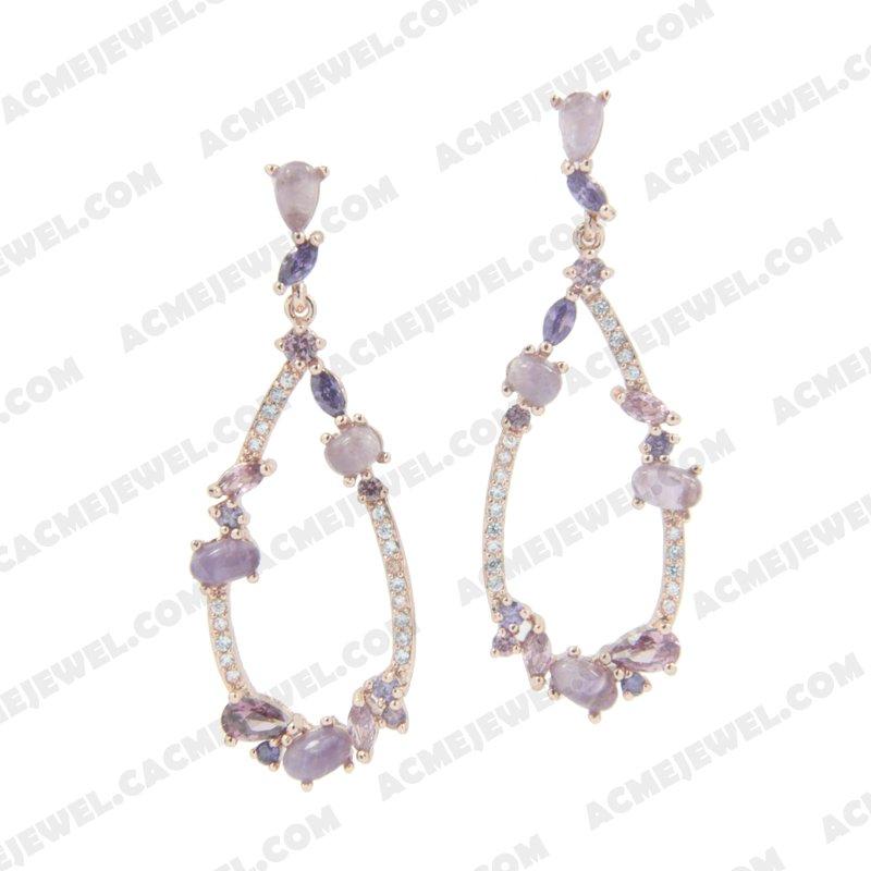 Earrings 925 Sterling Silver  Rose gold