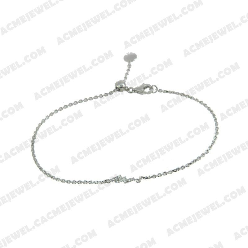 Bracelets & Bangles 925 Sterling Silver  Rhodium