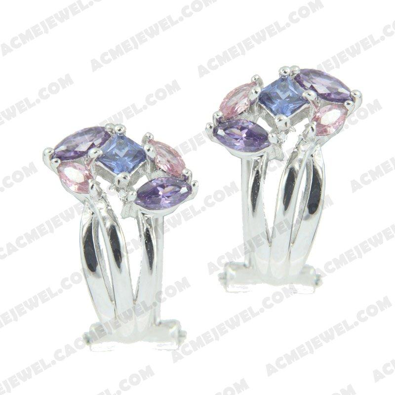 Earrings 925 sterling silver   Rhodium  Earrings 925 sterling silver   Rhodium