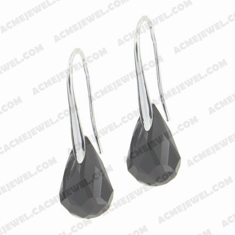 Earrings 925 sterling silver   Rhodium 