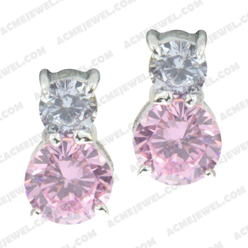 Earrings 925 sterling silver   Rhodium 