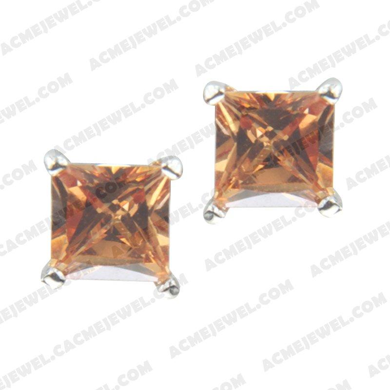 Earrings 925 sterling silver   Rhodium 