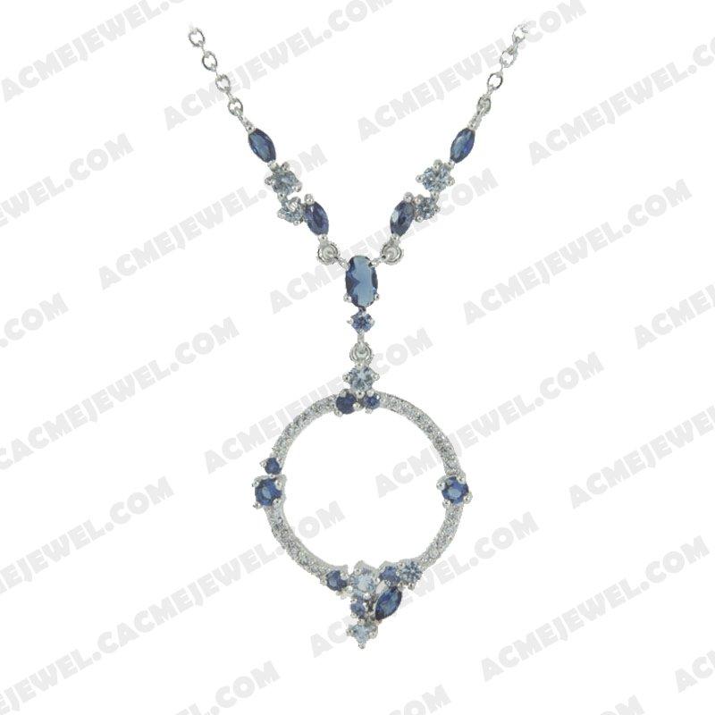 Necklace 925 sterling silver   Rhodium  Necklace 925 sterling silver   Rhodium