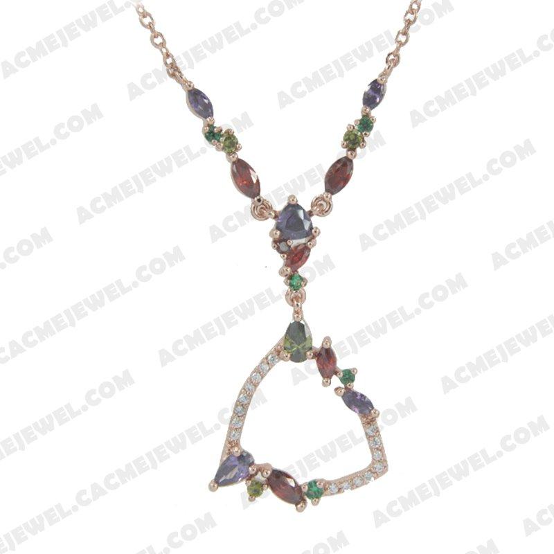 Necklace 925 sterling silver   Rose gold  Necklace 925 sterling silver   Rose gold