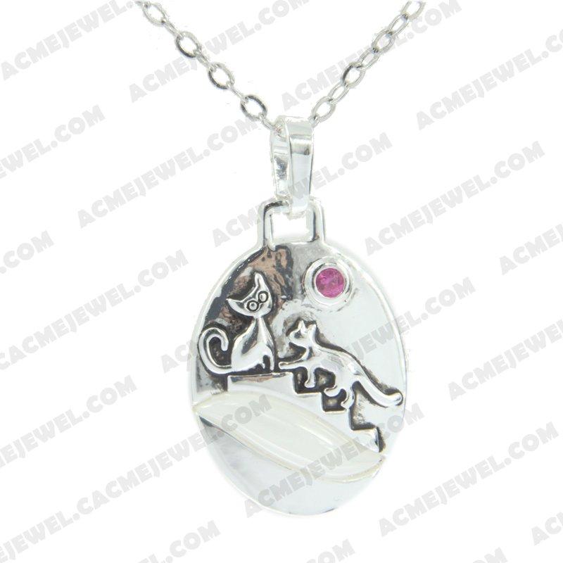 Pendants 925 sterling silver  2-tone Rhodium and black smear Pendants 925 sterling silver  2-tone Rhodium and black smear