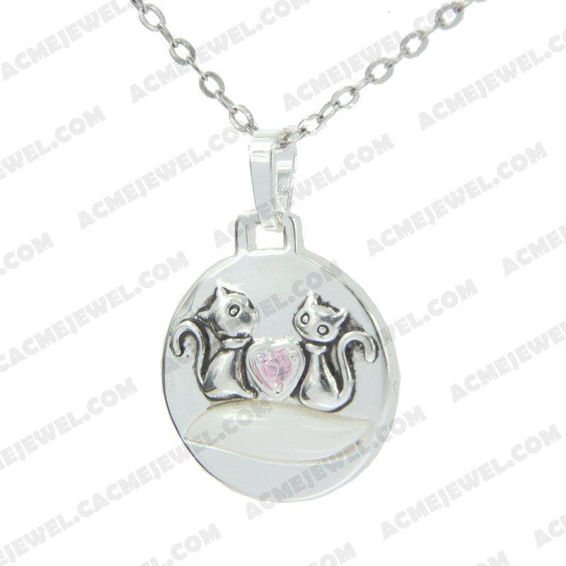 Pendants 925 sterling silver  2-tone Rhodium and black smear Pendants 925 sterling silver  2-tone Rhodium and black smear