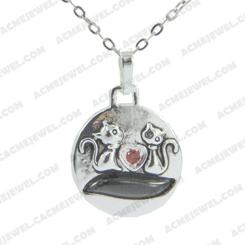Pendants 925 sterling silver  2-tone Rhodium and black smear Pendants 925 sterling silver  2-tone Rhodium and black smear