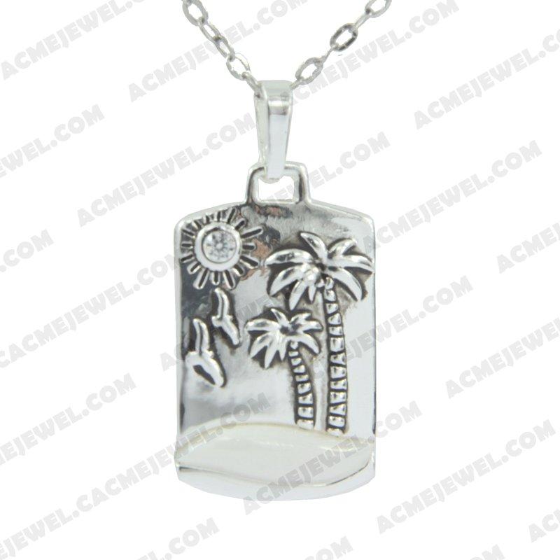 Pendants 925 sterling silver  2-tone Rhodium and black smear Pendants 925 sterling silver  2-tone Rhodium and black smear