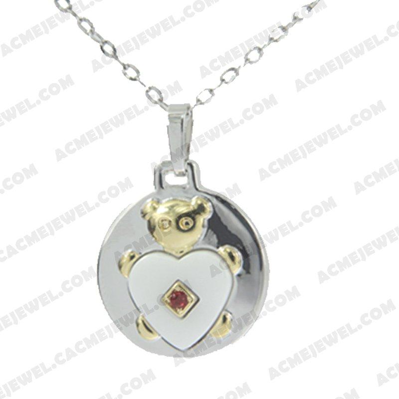 Pendants 925 sterling silver  2-tone Gold and rhodium Pendants 925 sterling silver  2-tone Gold and rhodium