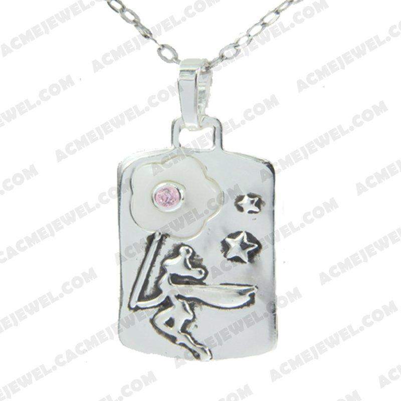 Pendants 925 sterling silver  2-tone Rhodium and black smear Pendants 925 sterling silver  2-tone Rhodium and black smear