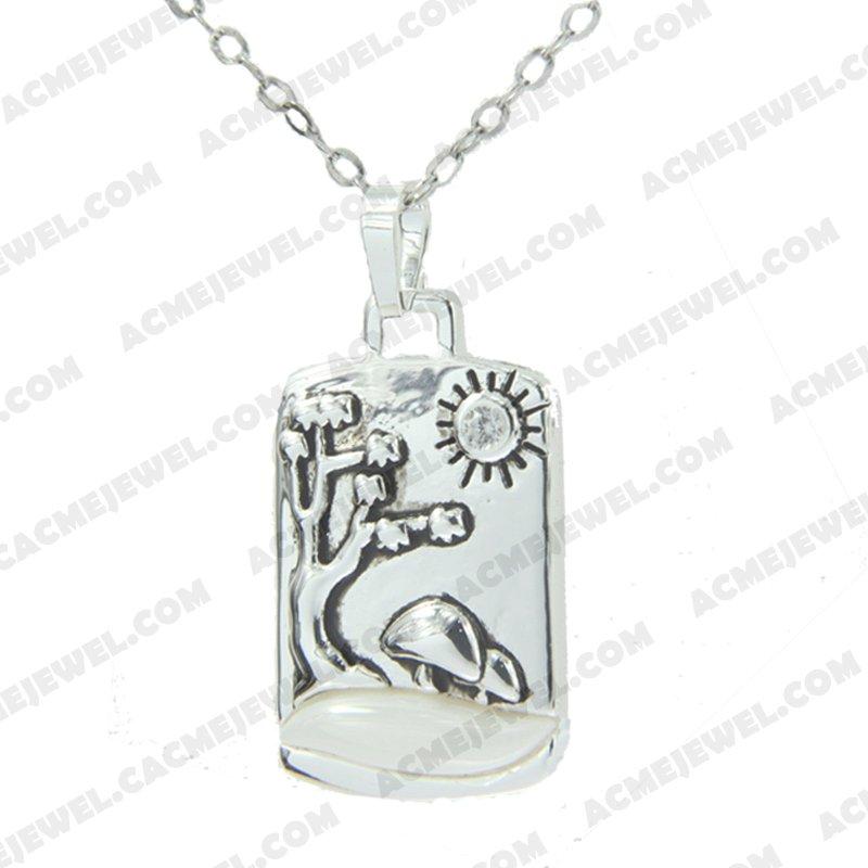 Pendants 925 sterling silver  2-tone Gold and rhodium