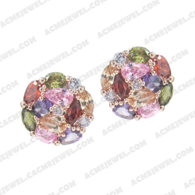 Earrings 925 sterling silver   Rose gold 