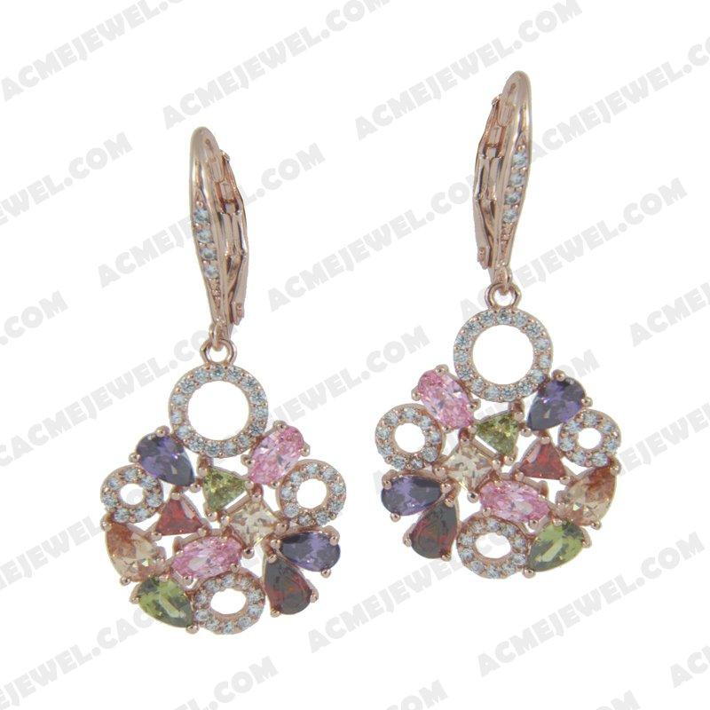 Earrings 925 sterling silver   Rose gold 