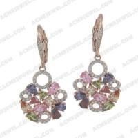   Earrings 925 sterling silver   Rose gold 