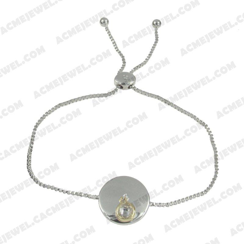 Bracelets & Bangles 925 sterling silver  2-tone Gold and rhodium Bracelets & Bangles 925 sterling silver  2-tone Gold and rhodium